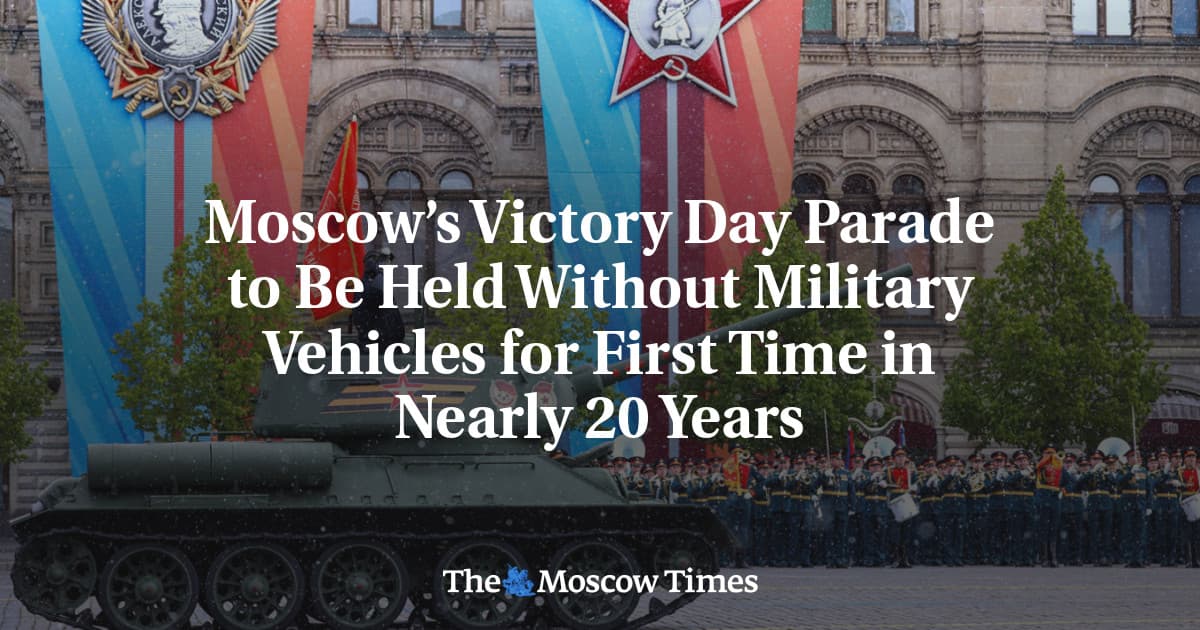 Russia Will Not Display Military Hardware at WWII Victory Parade